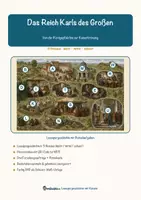 Vorschau - Arbeitsblätter - Das Reich Karls des Großen – Lesespurgeschichte mit Rätselaufgaben (Klasse 6) - Seite 1