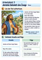 Vorschau - Arbeitsblätter - Jeremia bekommt Mut | Religion Klasse 3 Arbeitsblätter | Evangelische Religionslehre | 10 Arbeitsblätter als PDF - Seite 3