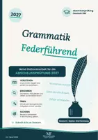 Vorschau - Unterrichtsreihen - Grammatik Stationenarbeit Deutsch Klasse 9/10 mit Lösungen – Abschlussprüfung 2027 Realschule BW | Federführend - Deckblatt