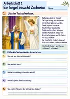 Vorschau - Arbeitsblätter - Johannes bereitet den Weg | Religion Klasse 3 Arbeitsblätter | Evangelische Religionslehre | 10 Arbeitsblätter als PDF - Seite 1