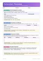 Vorschau - Unterrichtsreihen - Filmanalyse | Arbeitsheft + 2 Klassenarbeiten | Einstellungsgrößen, Kameraperspektiven, Storyboard | Deutsch Klasse 8-10 | mit Lösungen - Seite 1