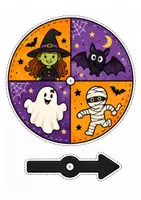 Vorschau - Spiele - HALLOWEEN Grammar Wheel – Simple Present Questions: Do / Does (5. - 6. Klasse) - Seite 3