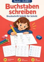 Vorschau - Arbeitsblätter - Buchstaben schreiben Klasse 1 Druckschrift - Deckblatt