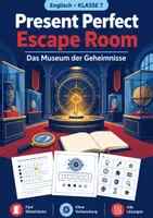 Vorschau - Arbeitsblätter - Present Perfect Escape Room Klasse 7 - Deckblatt