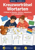 Vorschau - Arbeitsblätter - Kreuzworträtsel Wortarten Klasse 5-6 - Deckblatt