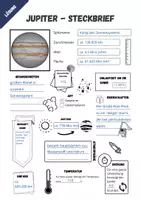 Vorschau - Arbeitsblätter - Steckbrief: Jupiter (Planet) inkl. Lösung - Seite 2