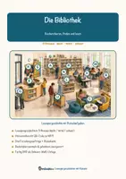 Vorschau - Arbeitsblätter - Die Bibliothek – Lesespurgeschichte mit Rätselaufgaben (Klasse 7) - Seite 1