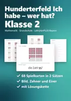 Vorschau - Spiele - Hunderterfeld Kartenspiel Ich habe – wer hat? Zahlenraum 100 | 68 Karten in 2 Sätzen - Deckblatt