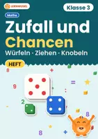 Vorschau - Arbeitsblätter - Zufall und Wahrscheinlichkeit Klasse 3 | Übungsheft | 3 Niveaus mit Lösungen - Deckblatt