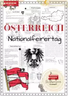 Vorschau - Arbeitsblätter - Nationalfeiertag Österreich Feiertag - Deckblatt