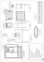 Vorschau - Arbeitsblätter - Pop-Up-Vokabelblatt THINGS IN MY ROOM (bunt + sw) - Seite 3