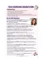 Vorschau - Stundenentwürfe - Tabellarischer Lebenslauf – Informationen filtern und Lebenslauf erstellen! - Seite 3