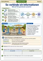 Vorschau - Arbeitsblätter - Bild und Text verbinden Sommertraining Arbeitsheft Klasse 5 bis 6 Informationen kombinieren - Seite 2