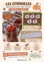 Aperçu - Apprentissages en autonomie - Jeu de reconnaissance capitale/scripte - Page de couverture