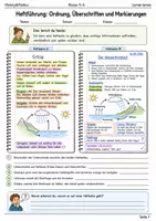 Vorschau - Arbeitsblätter - Heftführung Arbeitsheft Klasse 5–6 - Deckblatt