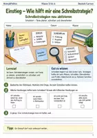 Vorschau - Arbeitsblätter - Schreibstrategien neu aktivieren Arbeitsheft Klasse 5 bis 6 Schulstart Textproduktion - Deckblatt