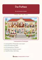 Vorschau - Arbeitsblätter - Das Rathaus – Lesespurgeschichte mit Rätselaufgaben (Klasse 8) - Seite 1