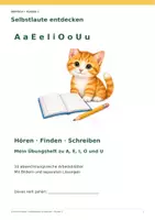 Vorschau - Arbeitsblätter - Selbstlaute - Arbeitsheft Klasse 2 mit Lösungen - Deckblatt