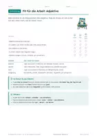 Vorschau - Test - Klassenarbeit Adjektive Klasse 3 – A und B - Seite 3