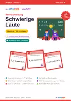 Vorschau - Test - Schwierige Laute – Deutsch Lernkarten Kl. 2–4 + Digital - Seite 1