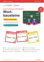 Vorschau - Test - Wortbausteine – Deutsch Lernkarten Kl. 2–4 + Digital - Seite 1