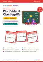 Vorschau - Test - Wortfelder & Oberbegriffe – Lernkarten Kl. 2–4 + Digital - Seite 1