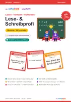 Vorschau - Test - Deutsch-Paket: 20 Lernkarten-Hefte Kl. 1–4 + Digital - Seite 1