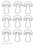Vorschau - Mal- und Bastelvorlagen - Herbstkranz: Bastelvorlagen (Erntedank) - Seite 3