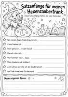 Vorschau - Arbeitsblätter - Arbeitsblatt_Rezept für einen Zaubertrank - Seite 1