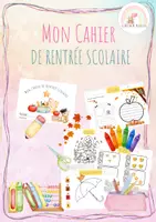 Aperçu - Fiches - Mon cahier de rentrée scolaire - Page de couverture