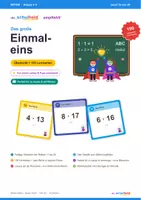 Vorschau - Test - Das große Einmaleins – Lernkarten Kl. 3–4 + Digital - Seite 1