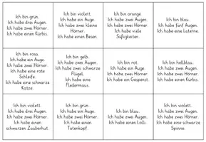 Vorschau - Stationenlernen - Halloween: Gruseliges Monsterleserätsel - Seite 2