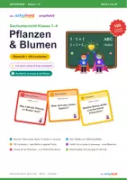 Vorschau - Test - Pflanzen & Blumen – Lernkarten Kl. 1–4 + Digital - Seite 1