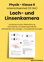 Vorschau - Unterrichtsreihen - Loch- und Linsenkamera (Projekt) - Deckblatt