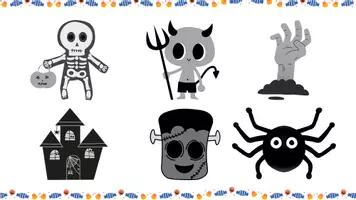 Vista previa - Refuerzo / NEE / Materiales de apoyo - Material TEACCH Associar imatges Halloween - página 3