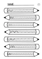 Vorschau - Arbeitsblätter - Schwungübungen für den Anfangsunterricht - Deckblatt