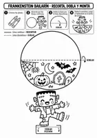 Vista previa - Hojas de trabajo - “Manualidades de Halloween para imprimir”. - página 2