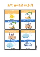 Vorschau - Spiele - I HAVE GOT, WHO HAS GOT HOLIDAYS - Seite 1