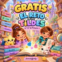 Vista previa - Fichas informativas / Documentos de lectura - Tildes y Acentuación . Chuleta de repaso para 4º y 5º - Portada