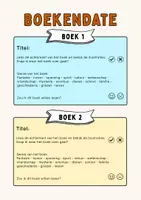 Voorbeeld - Boekendate - Voorblad