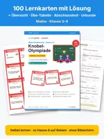 Vorschau - Test - Knobel-Olympiade – Mathe-Bonus Kl. 3–4 + Digital - Deckblatt