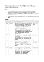 Vorschau - Stundenentwürfe - Semiotik im Theater: Komplette Doppelstunde (90 Min.) mit Infotext, Arbeitsblatt und Verlaufsplan zum Thema Macht - Deckblatt