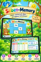 Vorschau - Interaktives Material - Interaktives Silben-Legespiel - Deckblatt