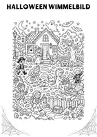 Vorschau - Arbeitsblätter - Leseförderung, Leserätsel Halloween - Deckblatt