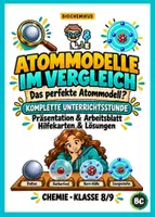 Vorschau - Stundenentwürfe - Atombau & Periodensystem – Unterrichtspaket mit Experimenten, Arbeitsblättern & interaktiven Übungen - Seite 1
