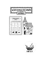 Vorschau - Mal- und Bastelvorlagen - Halloween: Würfeln und zeichnen - Deckblatt
