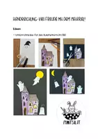 Vorschau - Mal- und Bastelvorlagen - Halloween: Würfeln und zeichnen - Seite 2