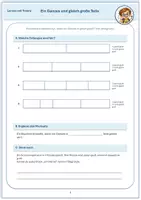 Vorschau - Unterrichtsreihen - Anteile & Brüche verstehen – Klasse 3/4 | 32 Seiten Arbeitsheft mit Übungen, Selbsttests & Lösungen - Seite 2
