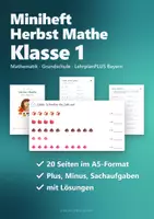 Vorschau - Arbeitsblätter - Grundschule Gesamtpaket – 25 Materialien: Minihefte Herbst Mathe, Lernspiele Ich habe – wer hat?, Klassenwerte | Klasse 1 bis 4 - Seite 1