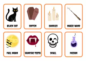 anteprima - Flashcard - Flashcards Halloween - CLIL - Pagina 2
